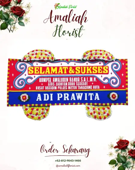 Papan Bunga Ucapan Selamat Kuanino